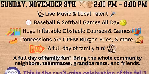 Elgin Little League Family Fun Day