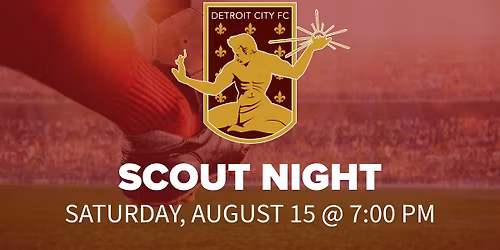 Detroit City Football Club Scout Night