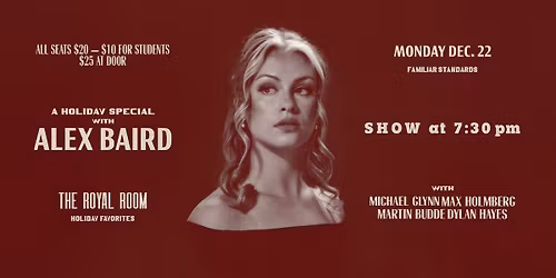 Alex Baird Holiday Special at The Royal Room
