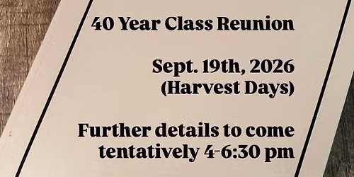 DTHS Class of 1986 Class Reunion 