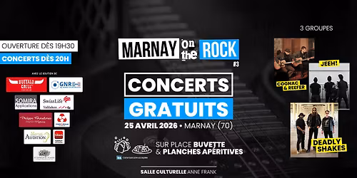 MARNAY ON THE ROCK #3 - concert gratuit