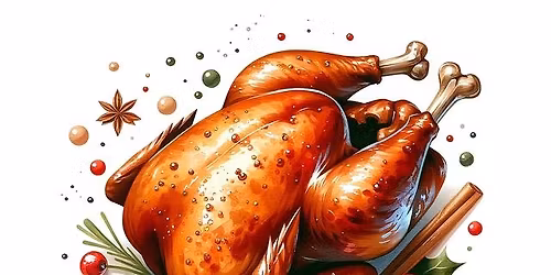 A festive Christmas meal in Floral Cafe