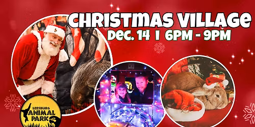 Christmas Village 2025 with Santa and our friend Shorty - the Highland Cow!