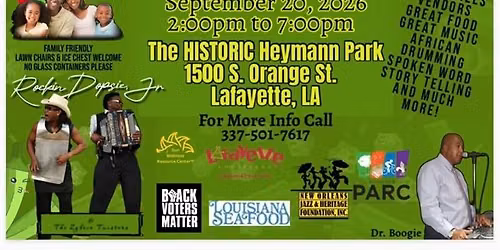 Louisiana 5th Annual OKRA, MUSIC, & ARTS FESTIVAL