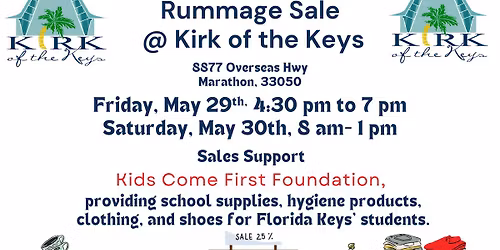 Indoor Rummage Sale