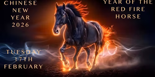 Celebration of Chinese New Year- Red Fire Horse