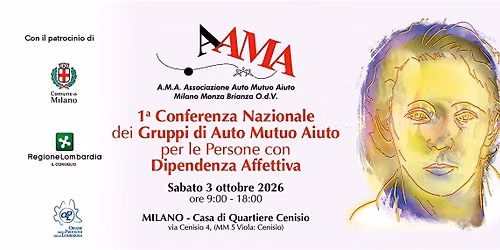 1\u00b0 Conferenza Nazionale Gruppi di Auto Mutuo Aiuto per Dipendenti Affettivi