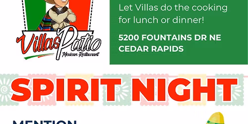 Spirit Night @ Villas Patio