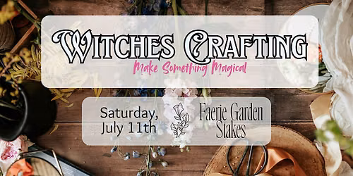 Witches Crafting: Faerie Garden Stakes