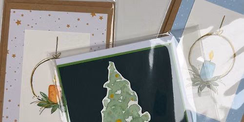 One and Done Watercolor: Christmas Holiday cards