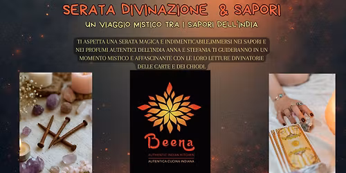 Serata Divinazione & Sapori-un Viaggio Mistico tra i sapori dell'India