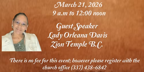 G.A.P. Generations Attempting Progression. Women\u2019s Conference 2026.