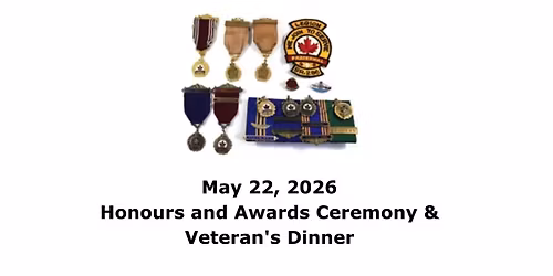Veteran\u2019s Dinner and Honours and Awards Ceremony