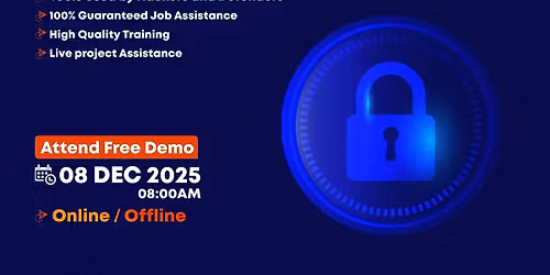 Free Demo on Cyber Security Training scheduled for 8th Dec 2025 at 08:00am
