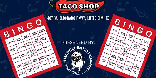 Music Bingo Wednesdays at Fuzzy\u2019s Taco Shop \u2013 Little Elm