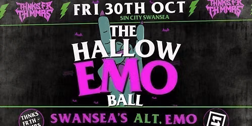 THNKS FR TH MMRS \ud83c\udf83 SWANSEA \ud83d\udc80 THE HALLOW-EMO BALL!