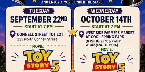 West Side Movie Night : Connell Street Tot Lot 