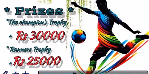 Most awaited Oneday Knockout Football Tournament