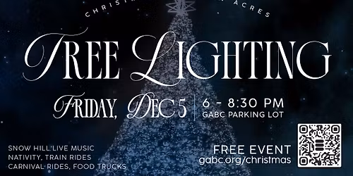 Christmas Tree Lighting 2025