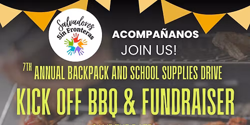 7th Annual Backpack Drive Kick Off BBQ