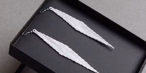 Make A Pair Of Art Deco Style Earrings Using the Brick Stitch Jewellery Making Technique
