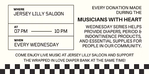 Musicians With Heart @ Jersey Lilly Saloon