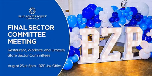 Places Final Sector Committee Meeting (BZP Jacksonville)