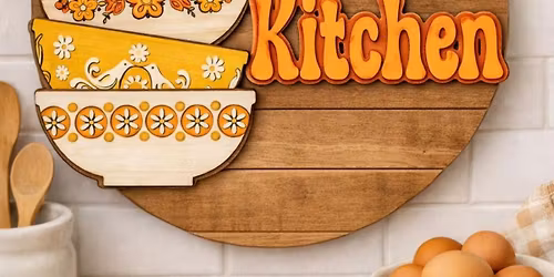 Vintage Pyrex Kitchen Sign