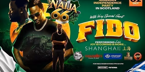 FIDO Live @ SHANGHAI | NAIJA 66 INDEPENDENCE PARTY | 02.10.26