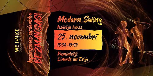 Modern Swing\/West Coast Swing ies\u0101c\u0113ju kurss