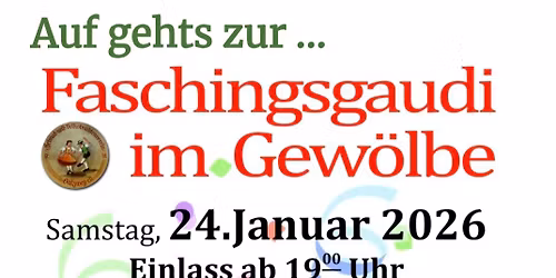 Faschingsgaudi im Gew\u00f6lbe