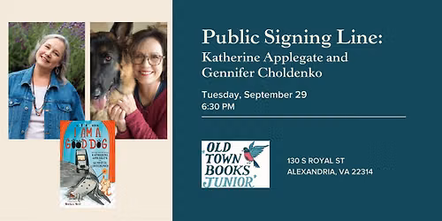 Public Signing Line: Katherine Applegate and Gennifer Choldenko