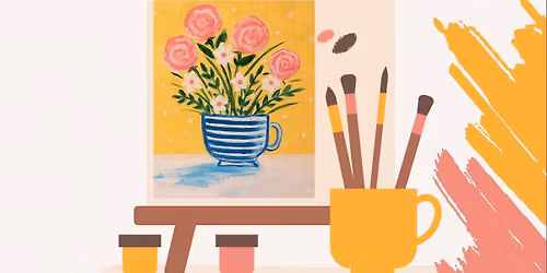 Paint, Sip & Savor at the Courtyard Marriott Bar