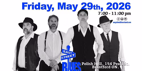 Easy Street blues band at the Polish Hall