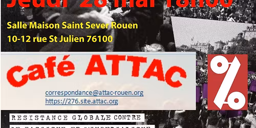 NON au G7 - caf\u00e9 ATTAC Rouen agglo