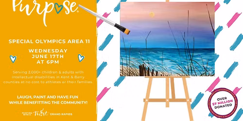 Paint & Sip! Area 11 Special Olympics Fundraiser - All Welcome!
