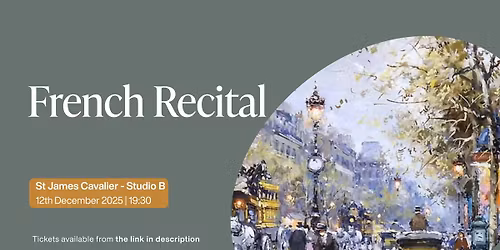 \u2728French Recital\u2728