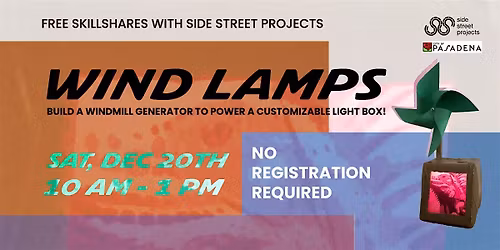 FREE Skillshares - Wind Lamps: Build a windmill generator & light box!