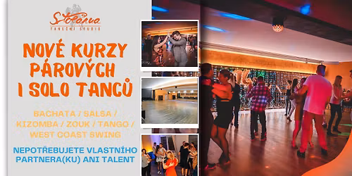Nov\u00e9 tane\u010dn\u00ed kurzy od 19.1.- 15.3. - salsa, bachata, zouk, kizomba, tango, west coast swing, lambada