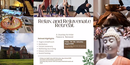 Rest and Rejuvenate retreat - Fronfraith Hall, Mid Wales