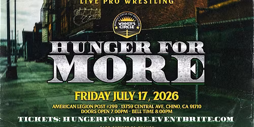 Winner's Circle Pro: "Hunger For More"
