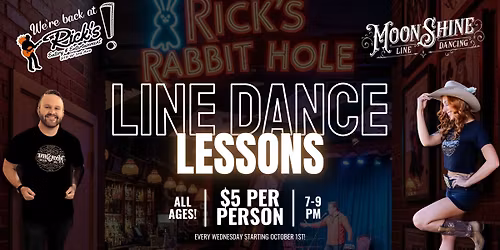 Wednesday Night Line Dance Lessons at Rick's!