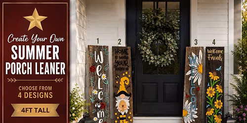 Create Your Own Summer Porch Leaner
