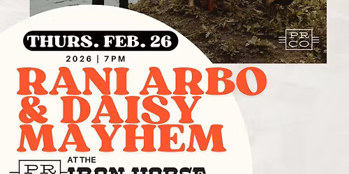 Rani Arbo & daisy mayhem at The Iron Horse