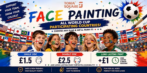 World Cup Family Weekend at Tokia Square