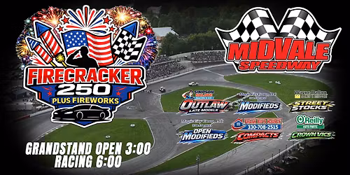 Firecracker 250 w\/FIREWORKS
