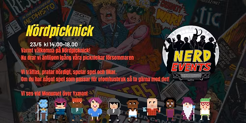 N\u00f6rdpicknick med Nerdevents