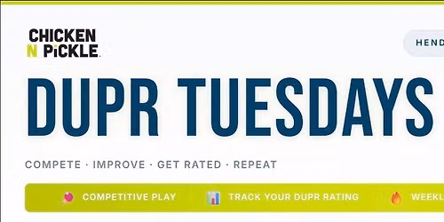 Dupr Tuesdays