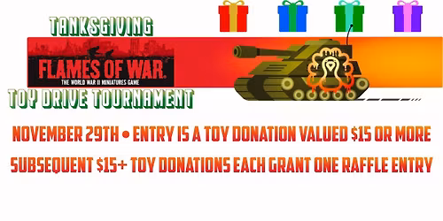 Flames of War: Tanks-giving Charity Tournament