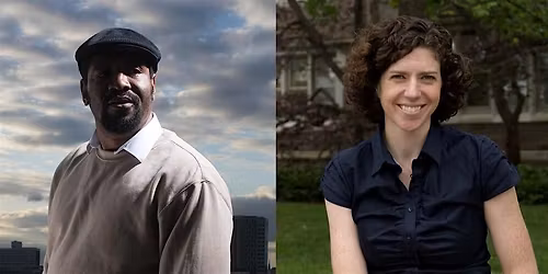 Emeka Ogboh with Caroline Kita, Professor in Comparative Literature